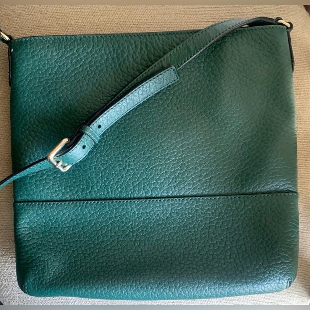 UEC KATE SPADE Kate Southport Avenue Cora BEAUTIFUL GREEN COLOR GENUINE LEATHER - Picture 5 of 10